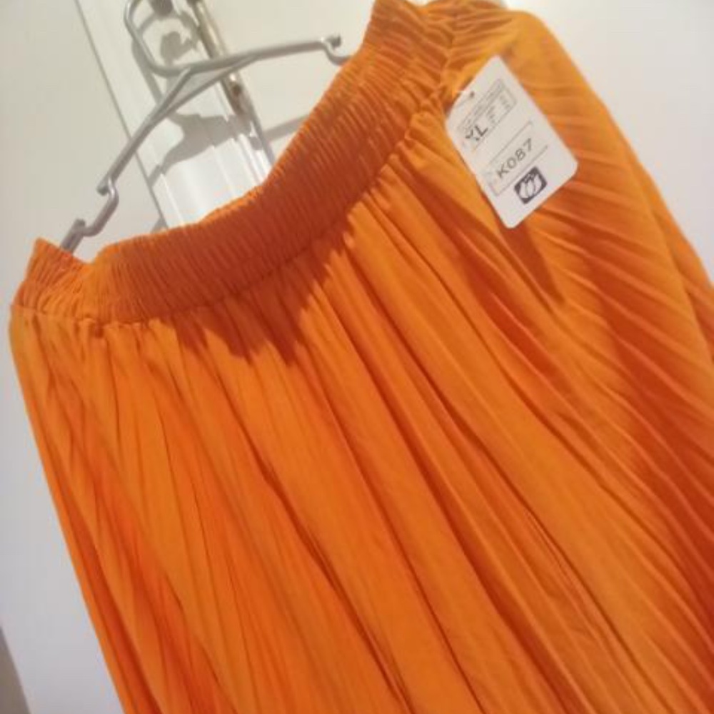 Orange Womens Skirt Size XL